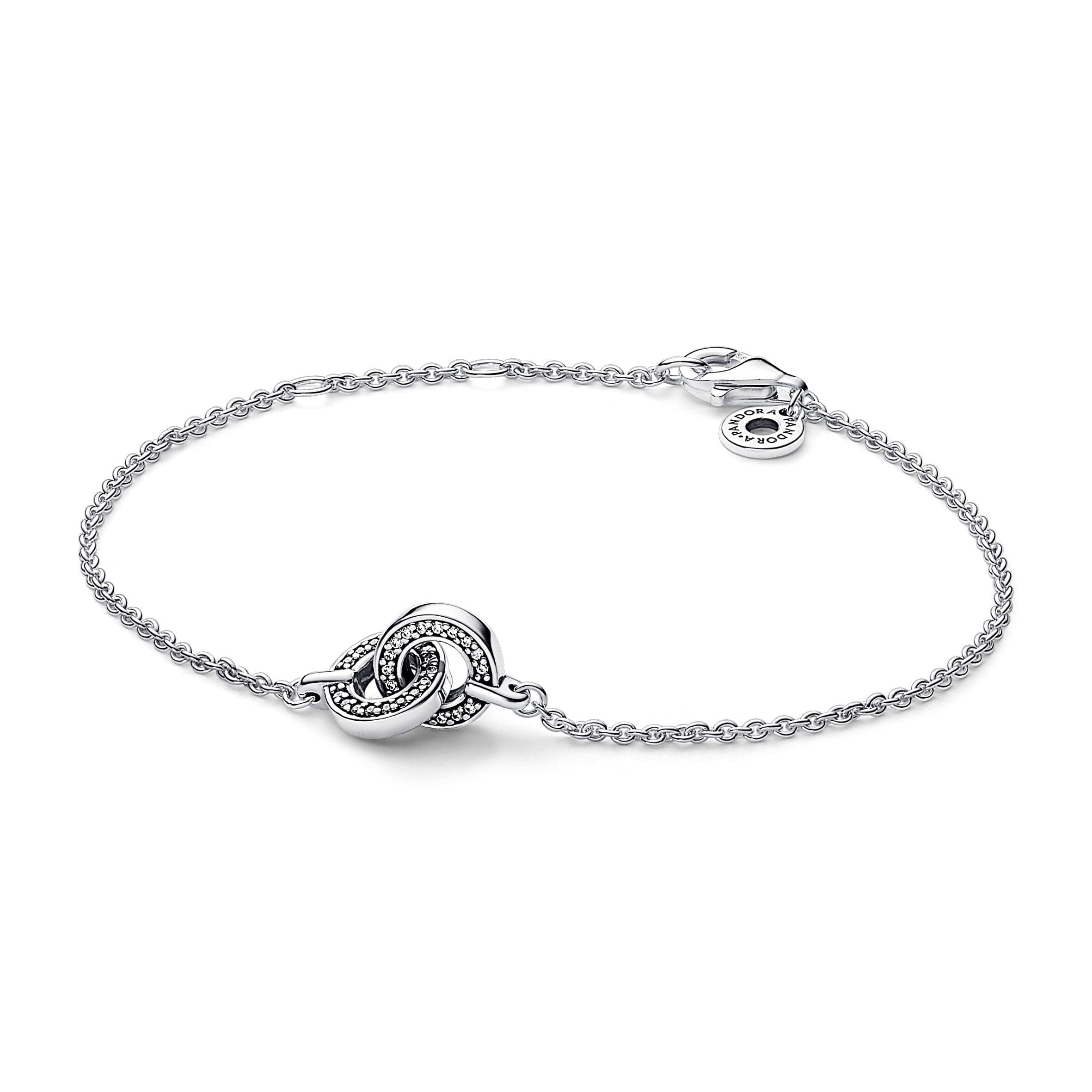 Pandora   Bracciale Cerchi Intrecciati Pavè