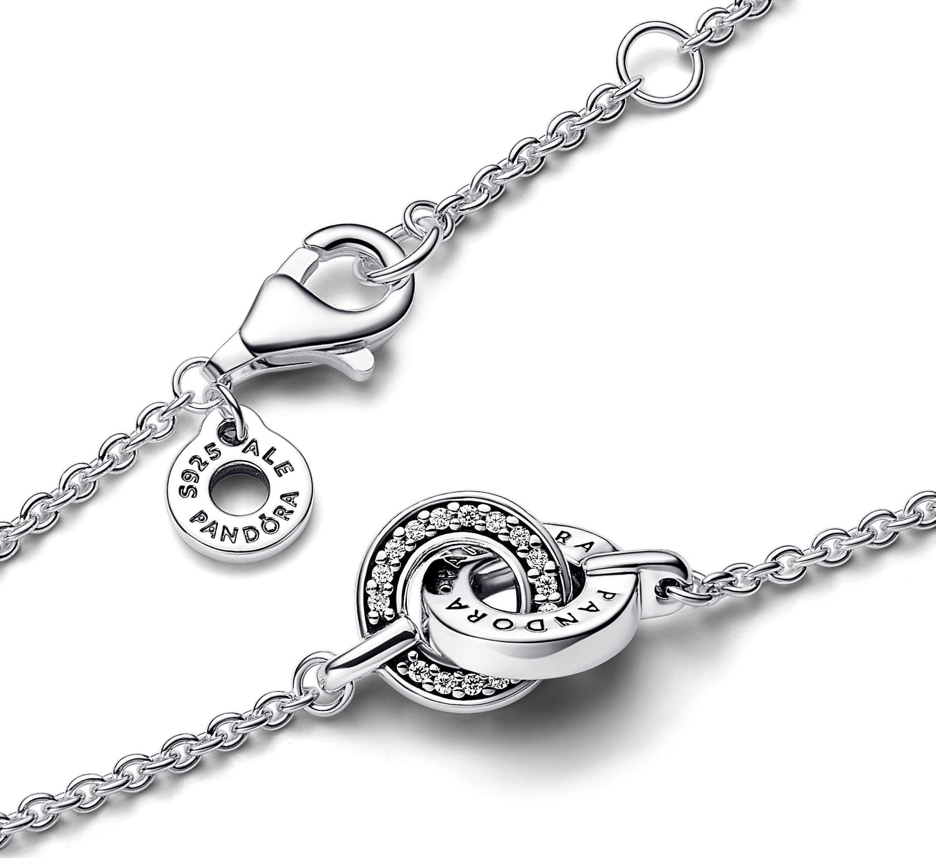 Pandora   Bracciale Cerchi Intrecciati Pavè in Bracciali Alba Gioielli - Casoria, commercioVirtuoso.it