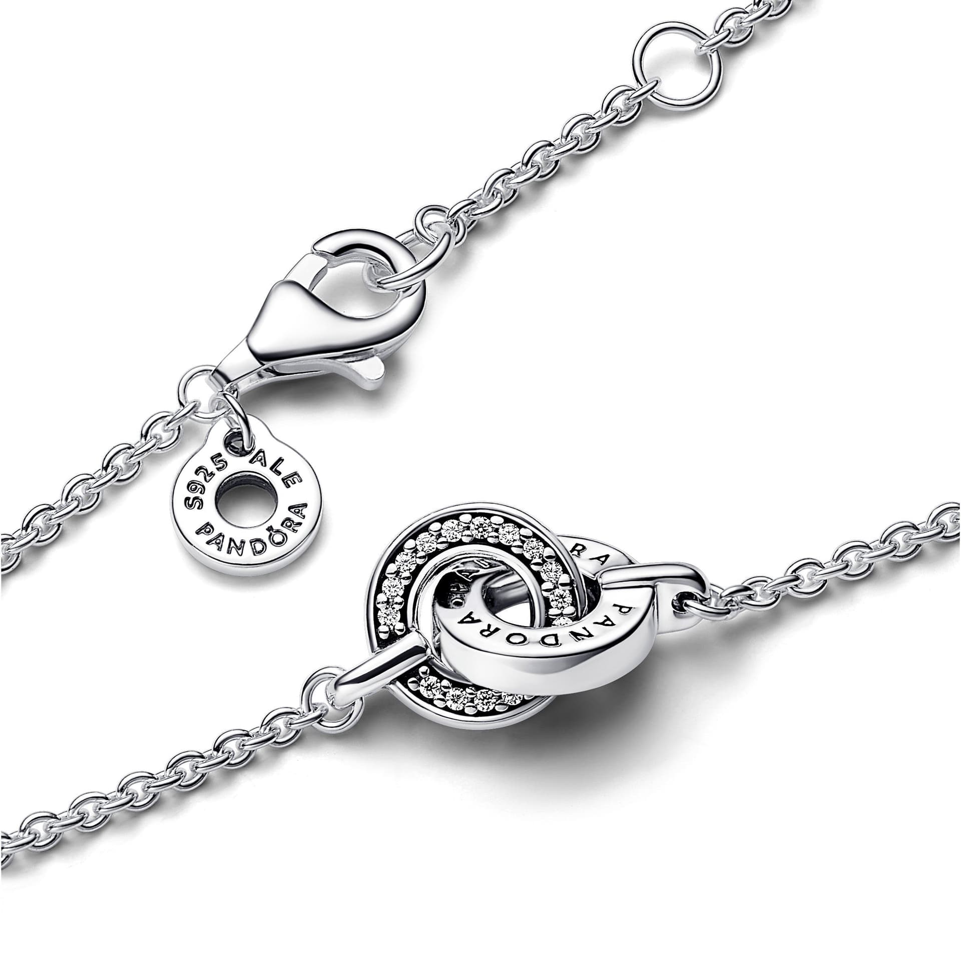 Pandora   Bracciale Cerchi Intrecciati Pavè in Bracciali Alba Gioielli - Casoria, commercioVirtuoso.it