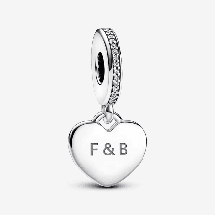 Pandora - Charm Cuore Pendente da Incidere in Bead Charm Alba Gioielli - Casoria, commercioVirtuoso.it