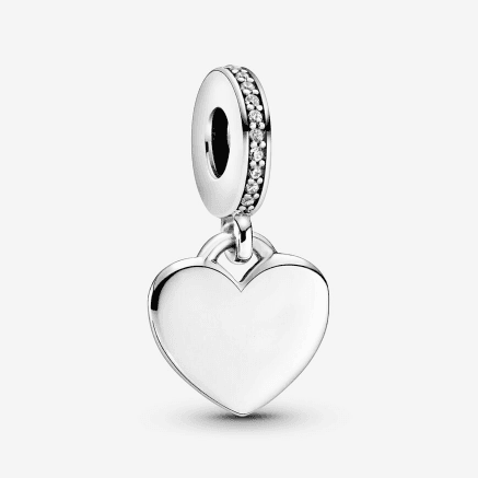 Pandora - Charm Cuore Pendente da Incidere in Bead Charm Alba Gioielli - Casoria, commercioVirtuoso.it