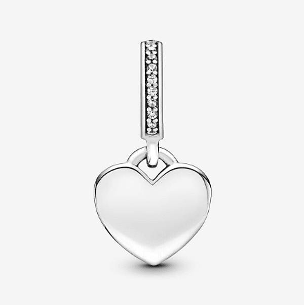 Pandora - Charm Cuore Pendente da Incidere in Bead Charm Alba Gioielli - Casoria, commercioVirtuoso.it