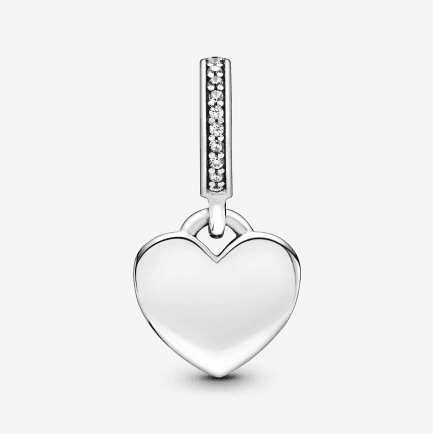 Pandora - Charm Cuore Pendente da Incidere in Bead Charm Alba Gioielli - Casoria, commercioVirtuoso.it