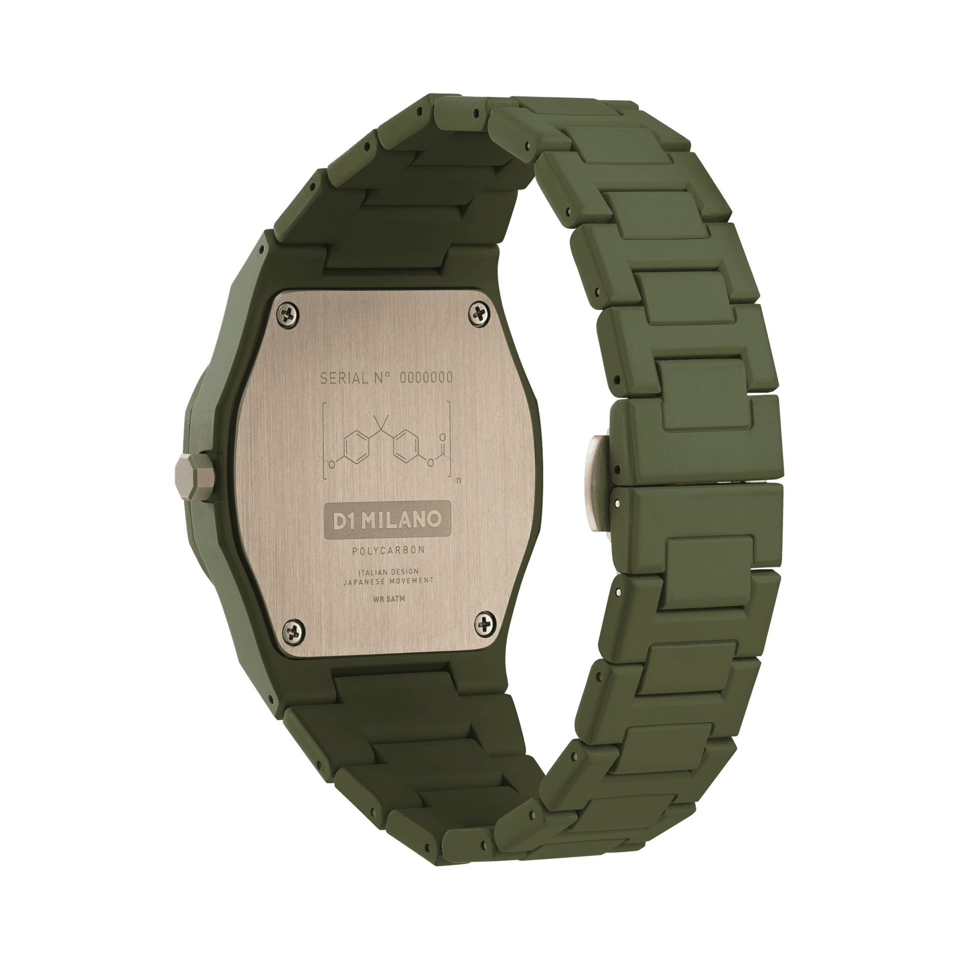 D1 Milano - Orologio Polycarbon Military Green in Orologi da polso Alba Gioielli - Casoria, commercioVirtuoso.it