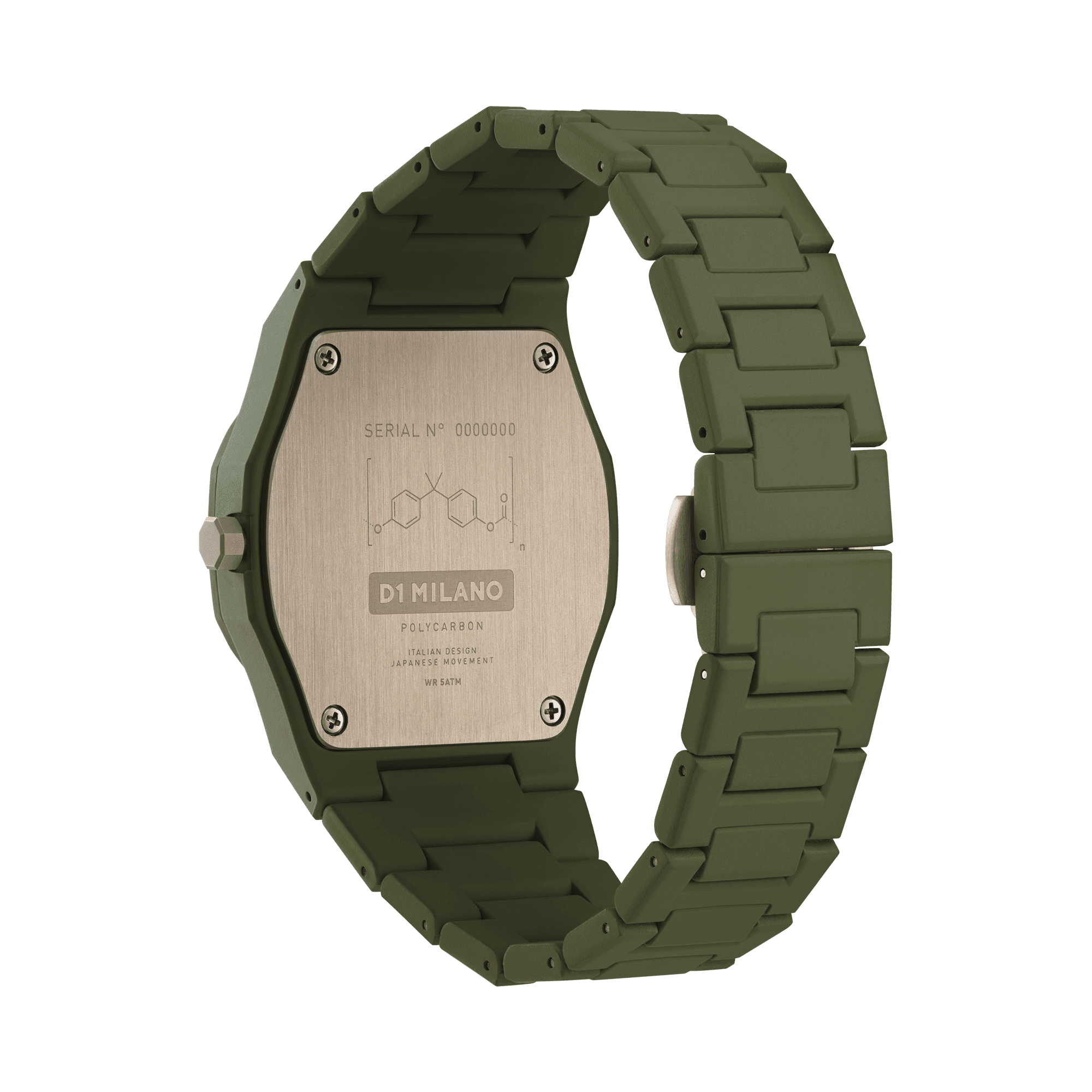 D1 Milano - Orologio Polycarbon Military Green in Orologi da polso Alba Gioielli - Casoria, commercioVirtuoso.it