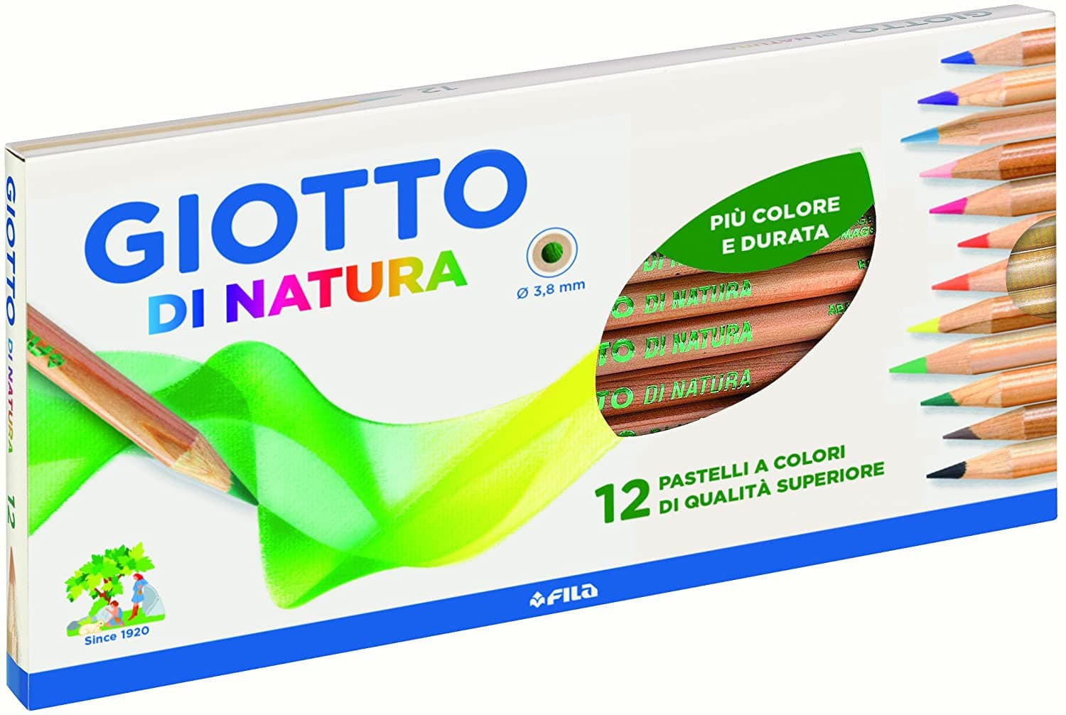 Astuccio di Natura 12 Pastelli Colorati Giotto 240600 in Matite colorate Scontolo.net - Potenza, commercioVirtuoso.it