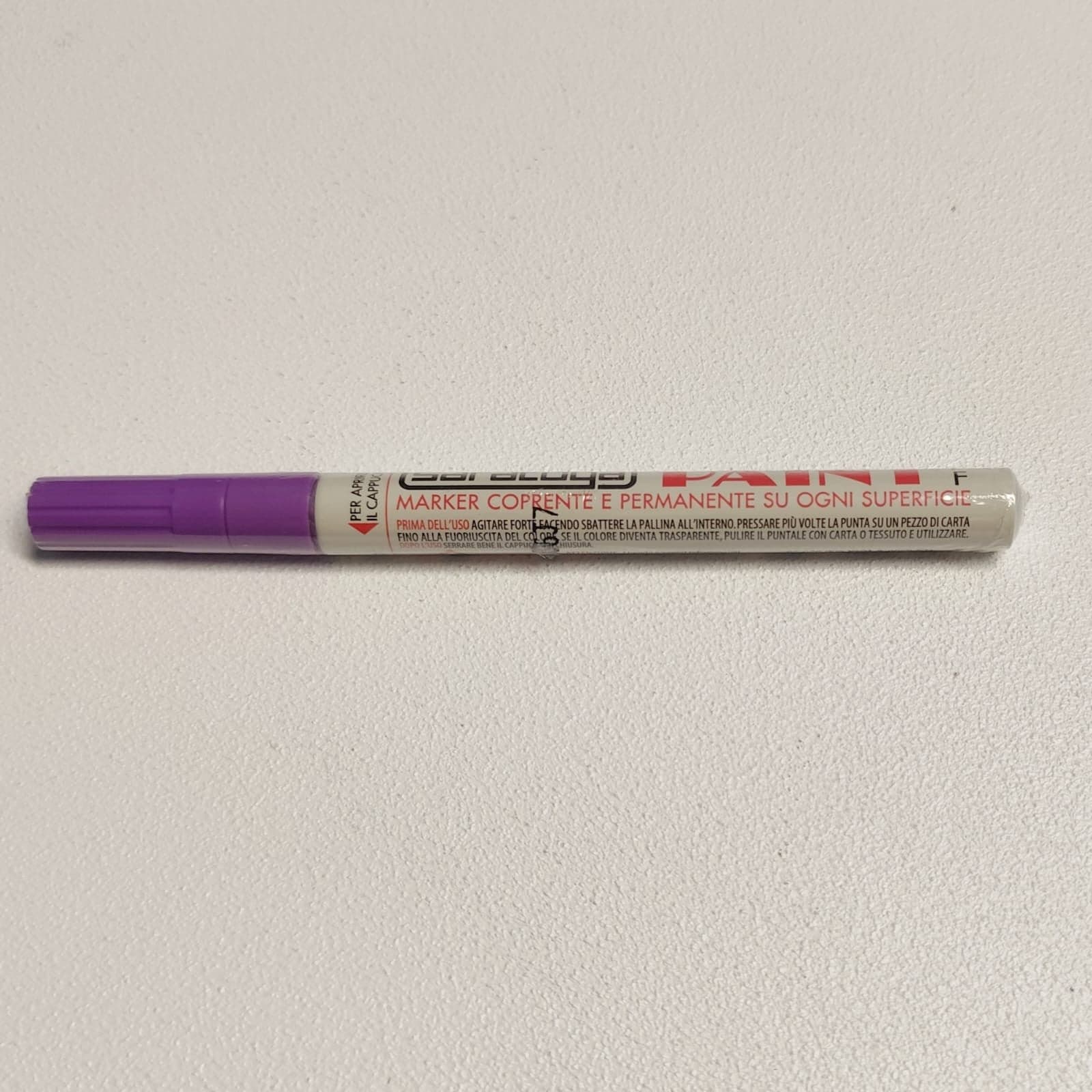 Paint pennarello colore viola punta fine indelebile coprente permanente su ogni superficie in Pennarelli per disegno Aloiserw.com - Altomonte, commercioVirtuoso.it