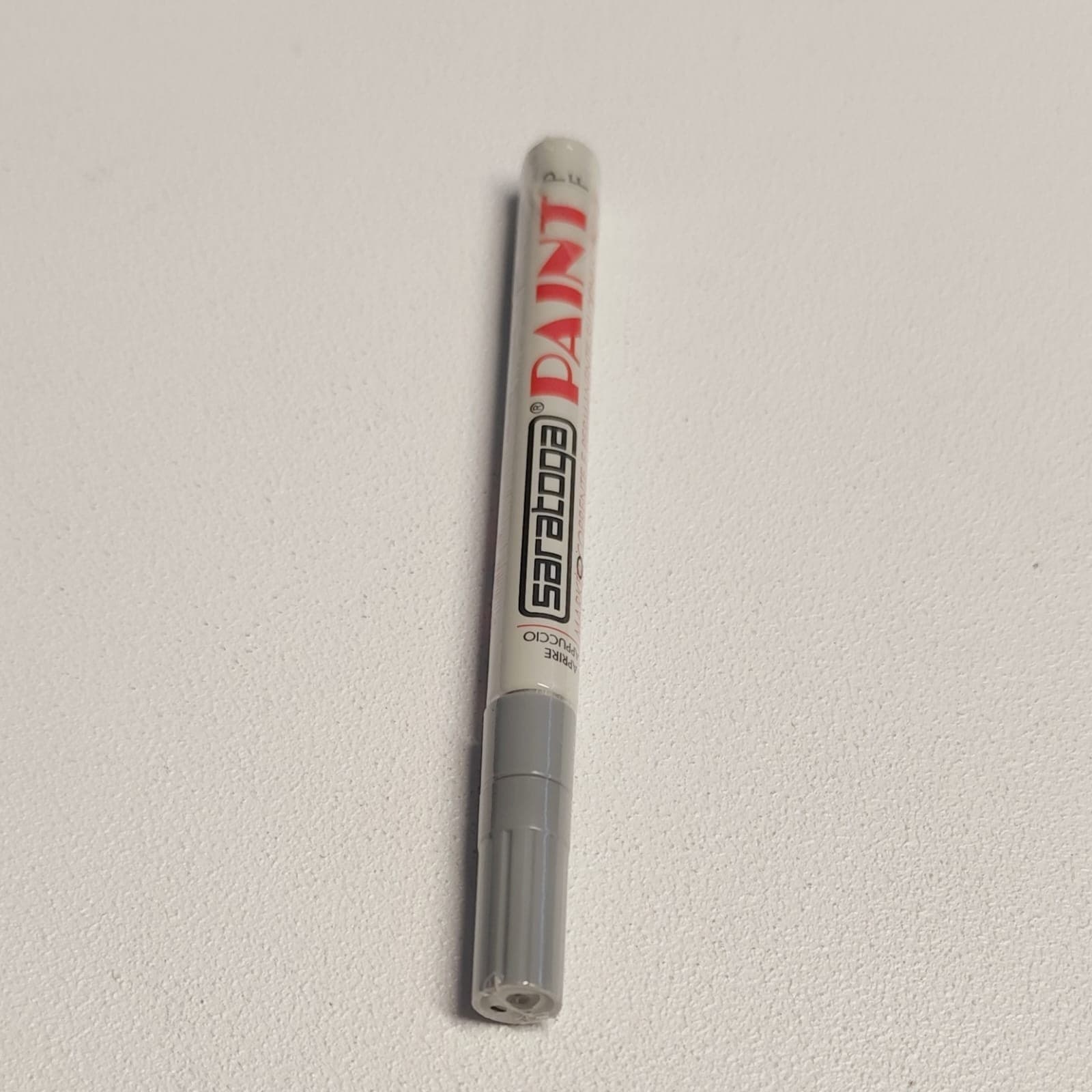 Paint pennarello colore grigio punta fine indelebile coprente permanente su ogni superficie in Pennarelli per disegno Aloiserw.com - Altomonte, commercioVirtuoso.it