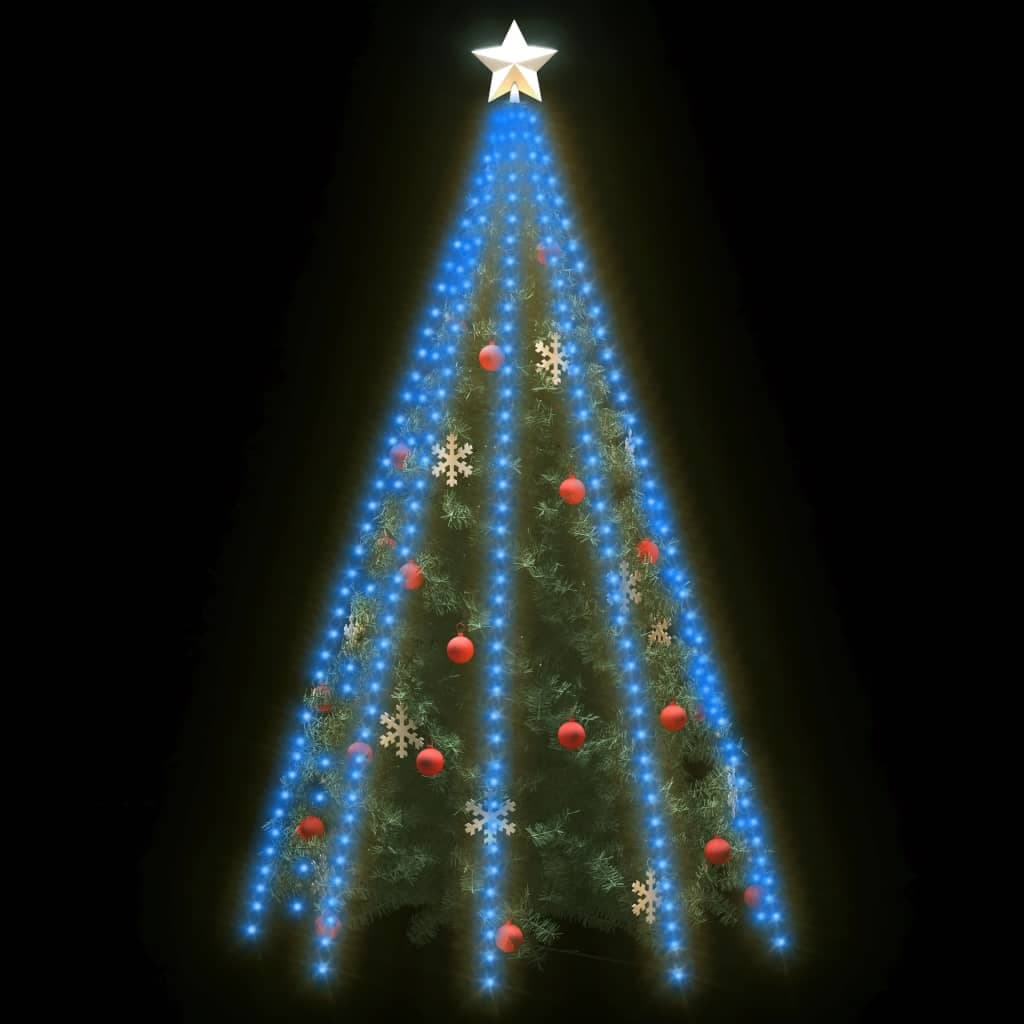 Mantello Natalizio Rete di Luce per Albero di Natale 400 LED Blu 400 cm in Catene luminose Esplodia - Napoli, commercioVirtuoso.it