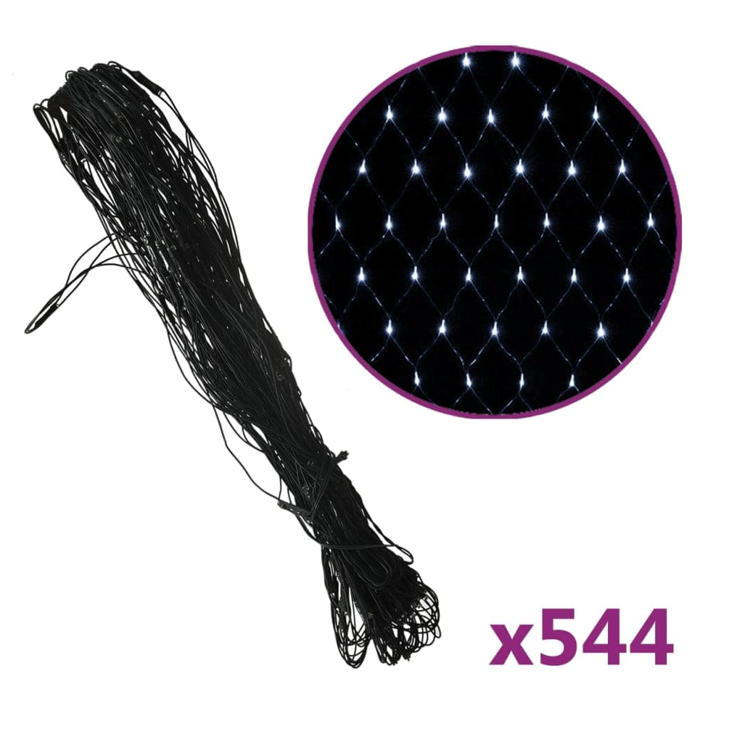 Set Luci di Natale Rete Bianco Freddo 4x4m 544 LED Interni Esterni Con 8 Effetti Luce in Catene luminose Esplodia - Napoli, commercioVirtuoso.it