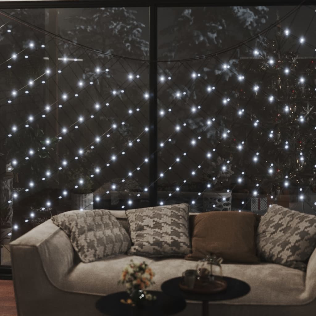 Set Luci di Natale Rete Bianco Freddo 4x4m 544 LED Interni Esterni Con 8 Effetti Luce in Catene luminose Esplodia - Napoli, commercioVirtuoso.it