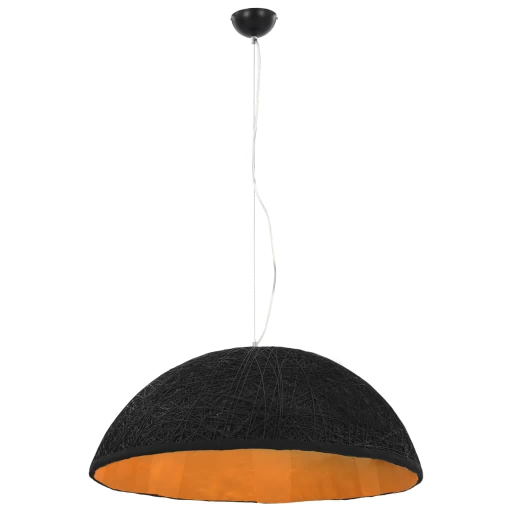 Lampada Lampdario a Sospensione Nera e Oro Diametro 70 cm E27 in Lampade a sospensione Esplodia - Napoli, commercioVirtuoso.it