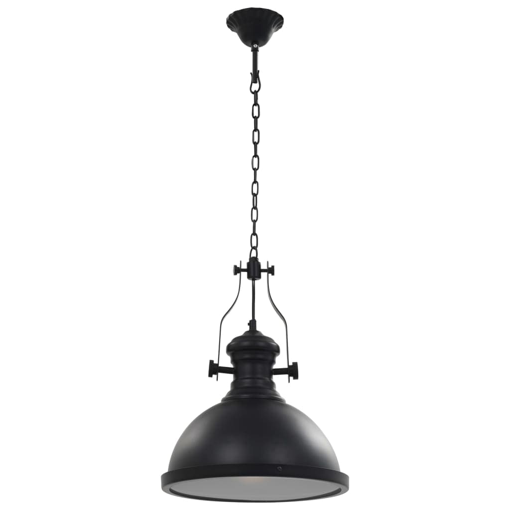 Lampada Lampadario da Soffitto Colore Nera Rotonda Luce E27 in Plafoniere Esplodia - Napoli, commercioVirtuoso.it