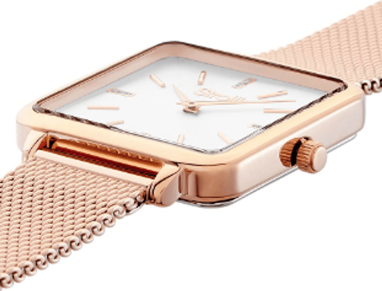 STROILI - Orologio solo tempo con cinturino e cassa in acciaio rosato in Orologi da polso Alba Gioielli - Casoria, commercioVirtuoso.it