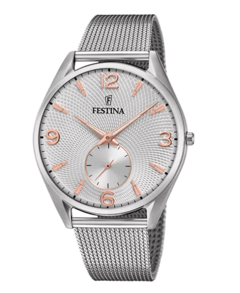 FESTINA - OROLOGIO ARGENTO UOMO
