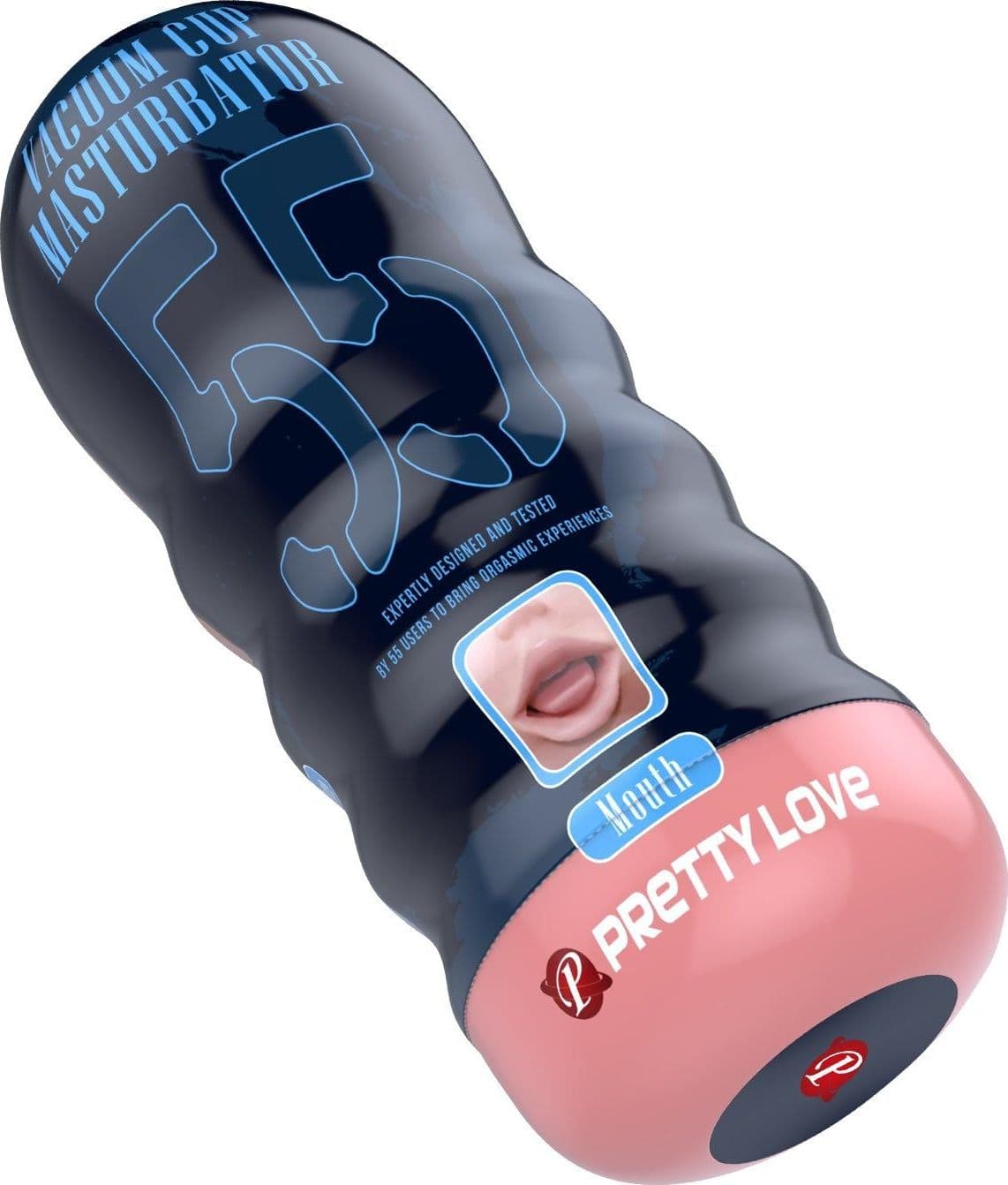 Pretty Love Vacuum Cup “Mouth” (55 Mouth) Masturbatore Uomo Effetto Bocca TPE 18cm in prodotto Erosdom - Palmi, commercioVirtuoso.it