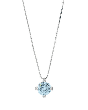 Boccadamo - Collana con cristallo pendente acquamarina e griffe di zirconi in Collane Alba Gioielli - Casoria, commercioVirtuoso.it