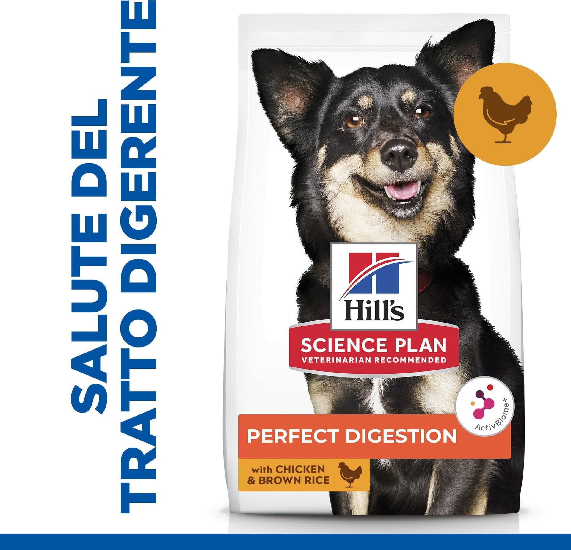 Hill's Perfect Digestion secco Cani Adulti Mini pollo 1,5 kg