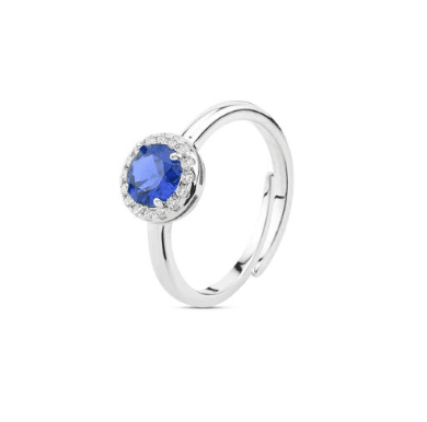 Boccadamo - Anello con zircone tanzanite e zirconi bianchi in Anelli Alba Gioielli - Casoria, commercioVirtuoso.it