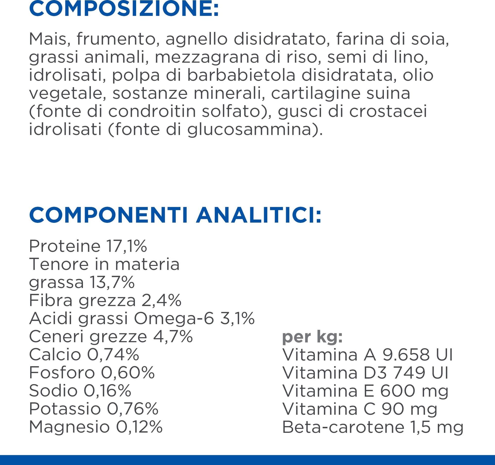 Hill's Mantenimento secco Cani Mature Medium agnello e riso 12 kg in Secco 101 Market - Poggibonsi, commercioVirtuoso.it