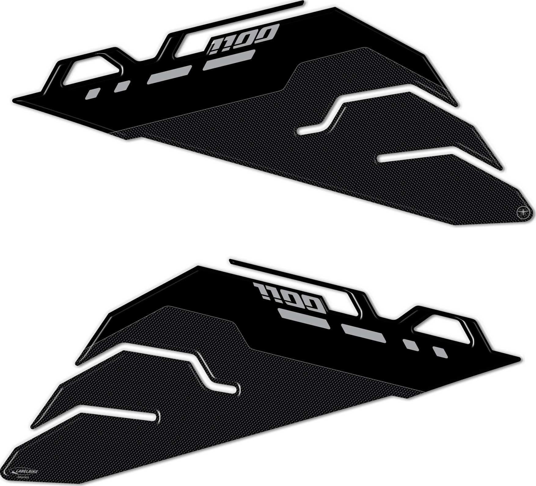 Adesivi 3D Protezioni pance laterali moto compatibili con Honda Nt1100 2022-2023 in Decalcomanie adesivi e magneti LabelBike - Bibbiano, commercioVirtuoso.it