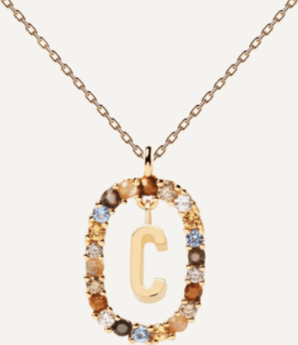 PDPaola - COLLANA CON LETTERA C in Collane Alba Gioielli - Casoria, commercioVirtuoso.it