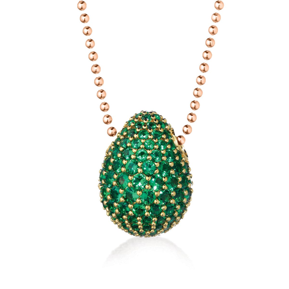 Tsars Collection - COLLANA IN ARGENTO 9NINE VERDE
