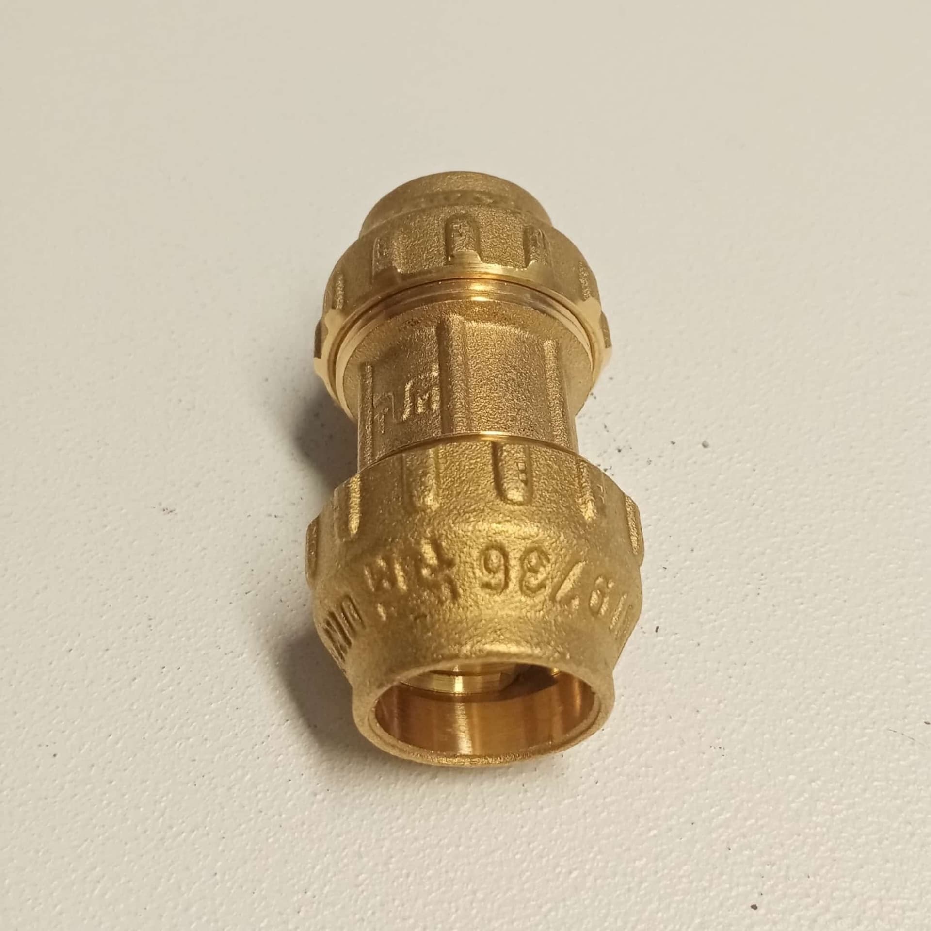 Raccordo 40x40 manicotto di giunzione in ottone con tenuta O-ring ed ogiva in ottone in Raccordi di riduzione Aloiserw.com - Altomonte, commercioVirtuoso.it