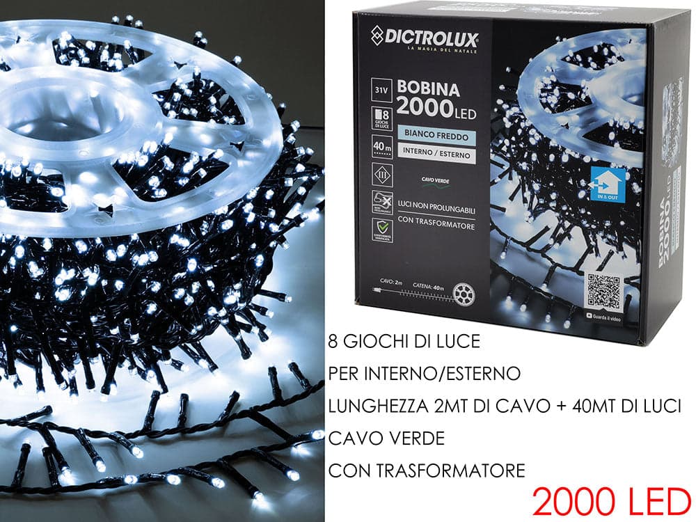 Bobina 2000 led - bianco freddo