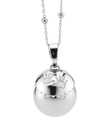 Boccadamo - Collana Chiama Angeli con coppetta rodiata e manine smaltate in Collane Alba Gioielli - Casoria, commercioVirtuoso.it