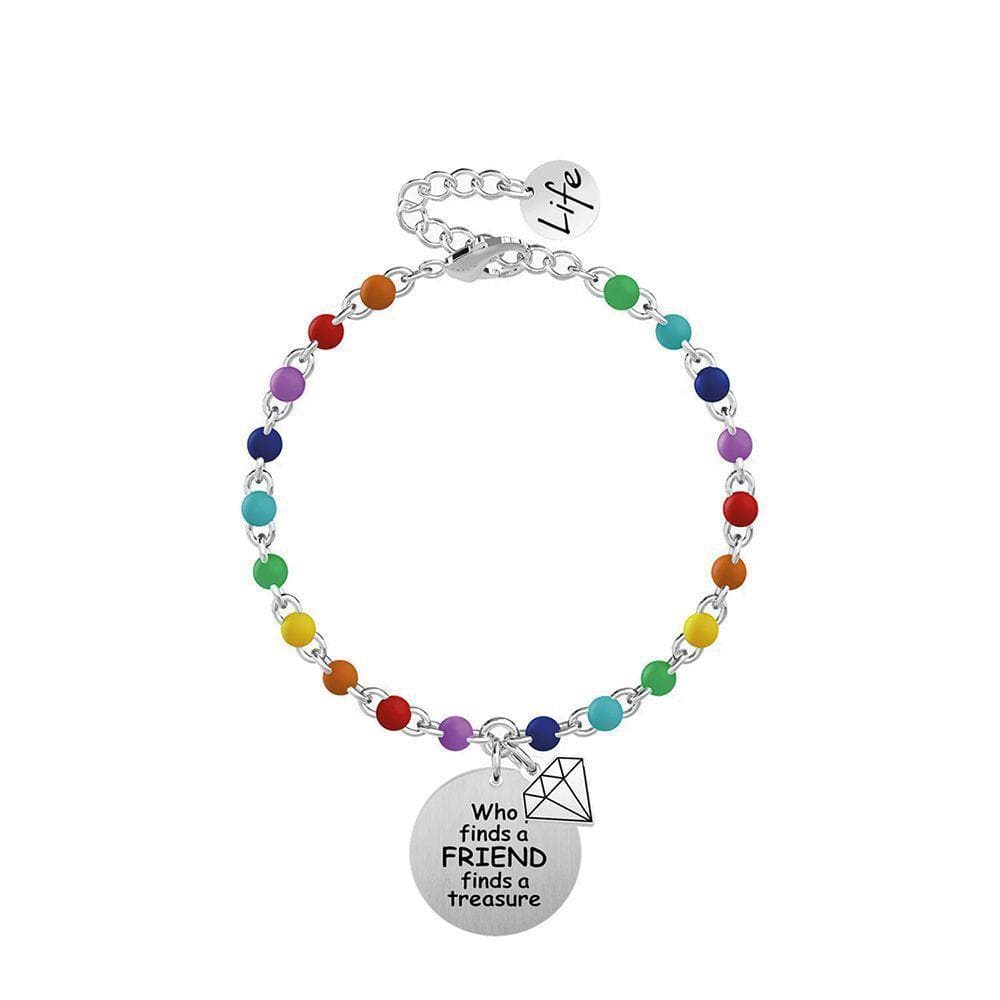 KIDULT BRACCIALE - WHO FINDS A FRIEND FINDS A TREASURE in Bracciali Alba Gioielli - Casoria, commercioVirtuoso.it