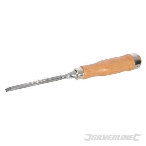 Scalpelli in acciaio cromato e impugnatura in legno Silverline - 11