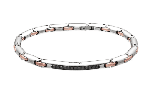 Zancan   Bracciale  in acciaio  Hi-teck