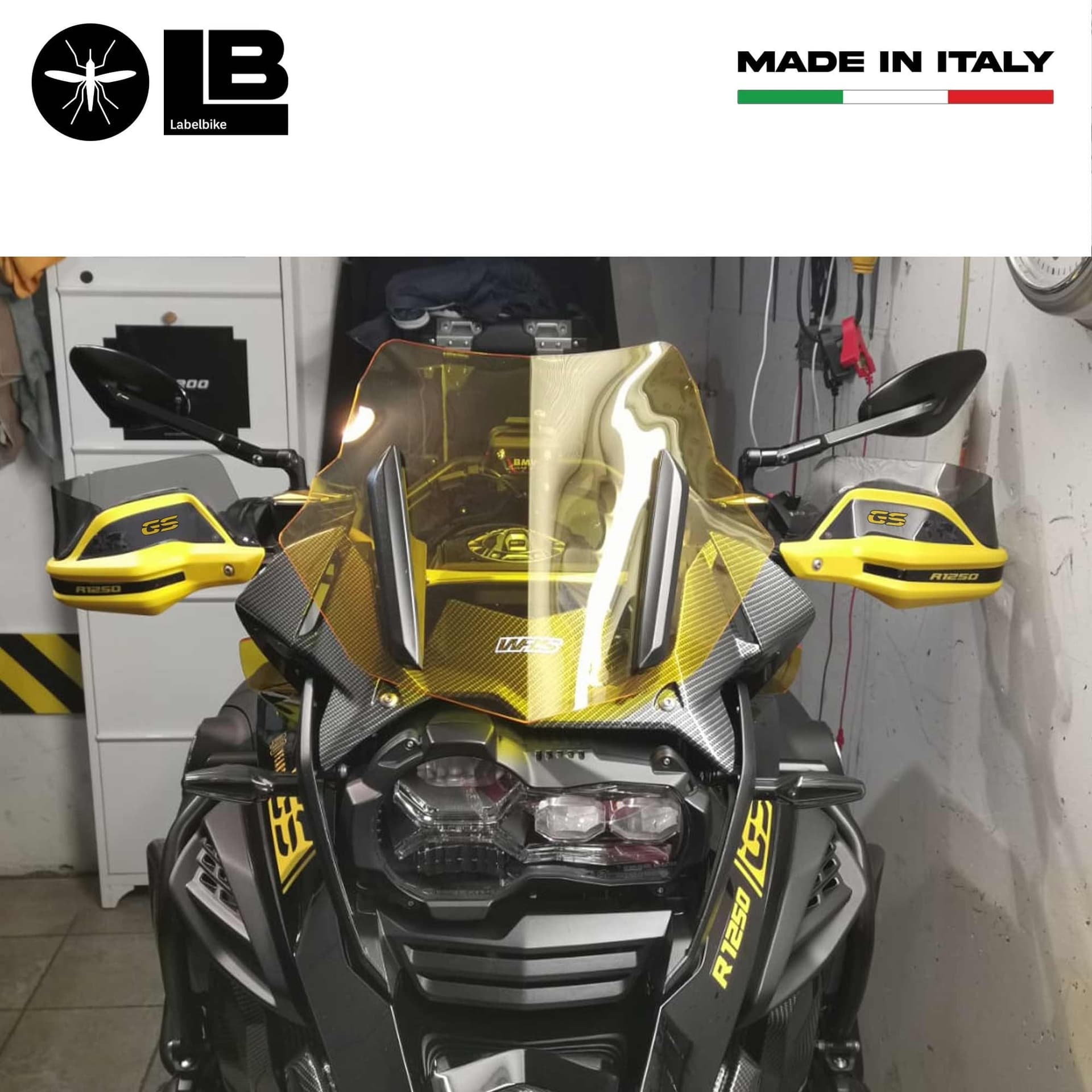 Adesivi 3D Protezioni Paramani moto compatibili con BMW GS R1250 40th 2021-23 in Decalcomanie adesivi e magneti LabelBike - Bibbiano, commercioVirtuoso.it