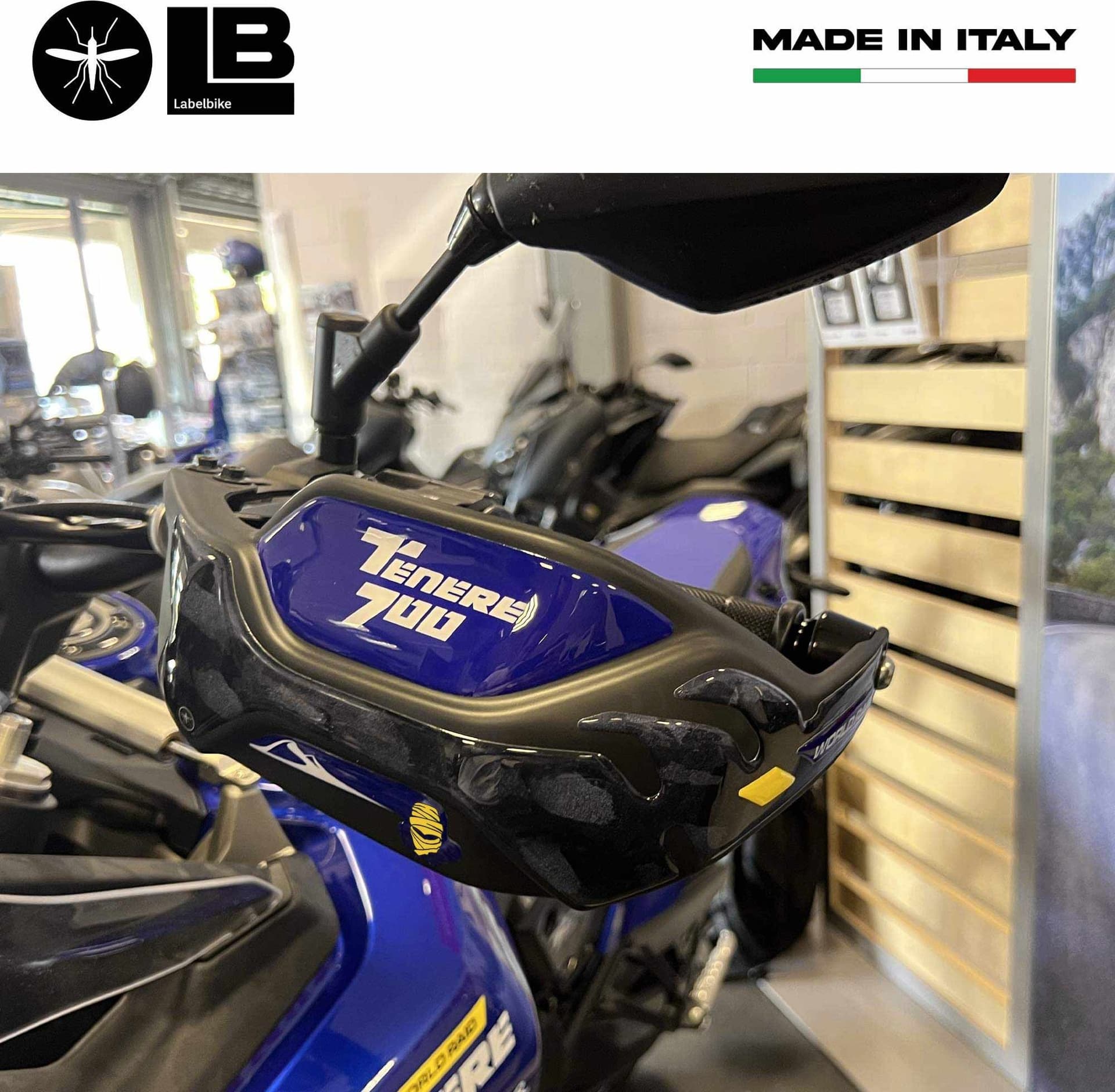 Adesivi 3D Protezioni Paramani moto compatibili con Yamaha Tenere 700 World Raid in Decalcomanie adesivi e magneti LabelBike - Bibbiano, commercioVirtuoso.it