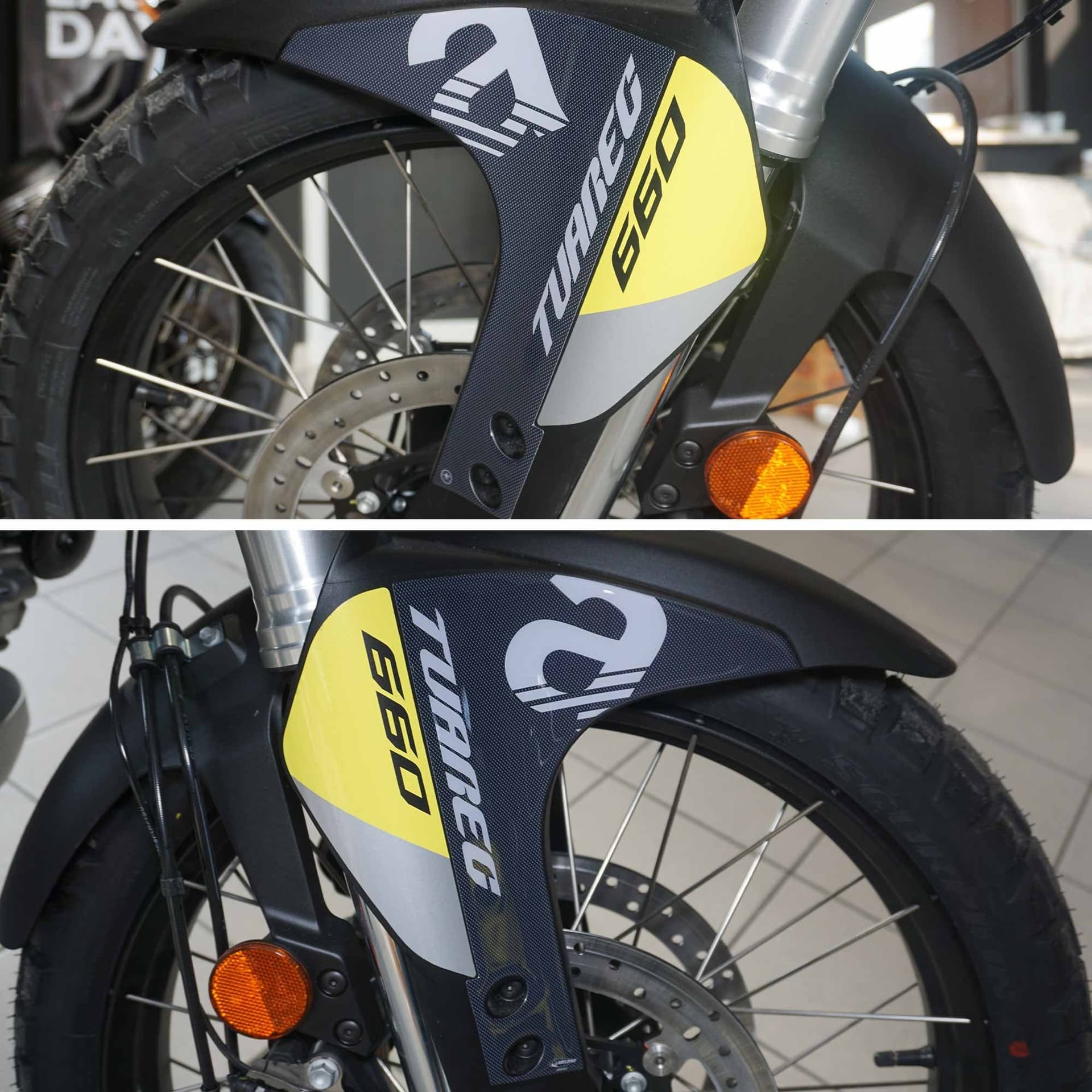 Adesivi 3D Protezioni Parasteli compatibili con Aprilia Tuareg 660 2022-2023 in Decalcomanie adesivi e magneti LabelBike - Bibbiano, commercioVirtuoso.it