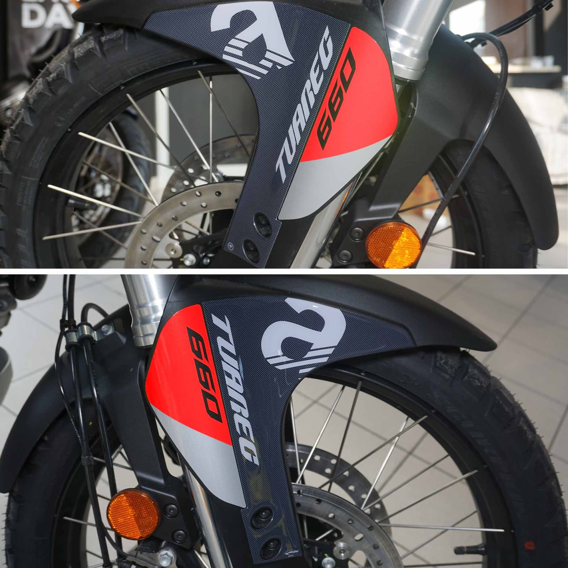 Adesivi 3D Protezioni Parasteli compatibili con Aprilia Tuareg 660 2022-2023 in Decalcomanie adesivi e magneti LabelBike - Bibbiano, commercioVirtuoso.it