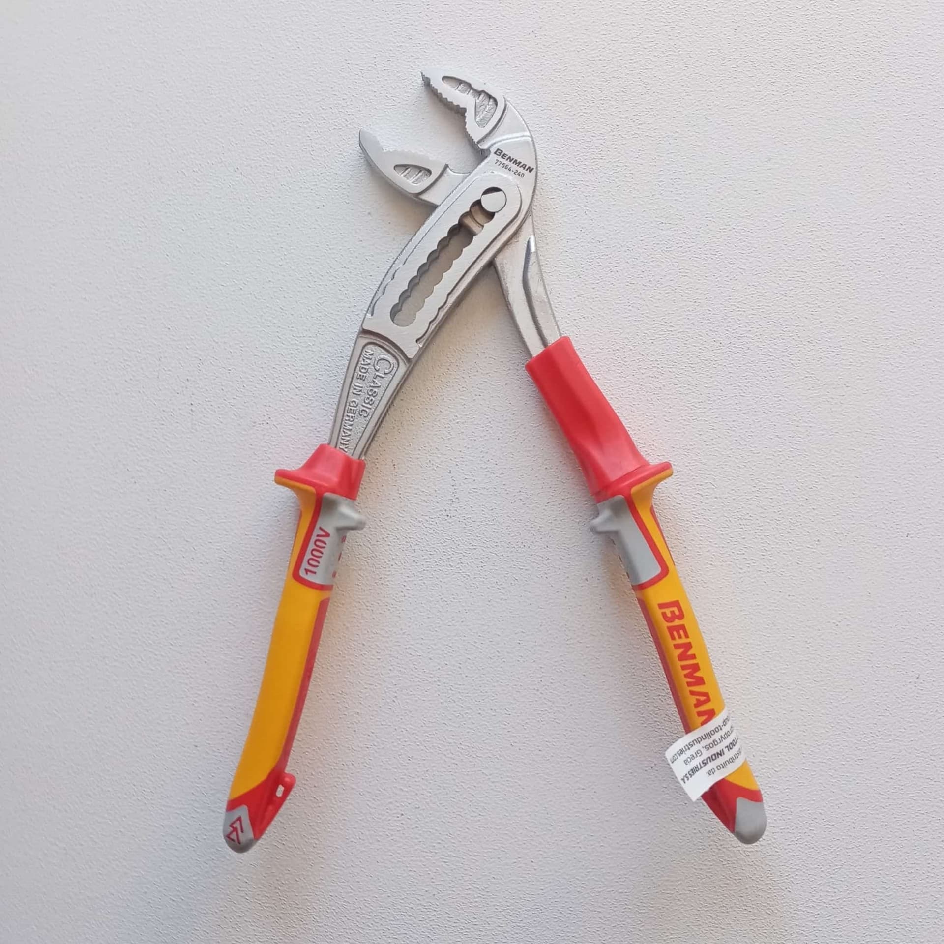 Benman 240mm 1000V pinza isolata powergrip regolabile per tubi in Pinze regolabili Aloiserw.com - Altomonte, commercioVirtuoso.it