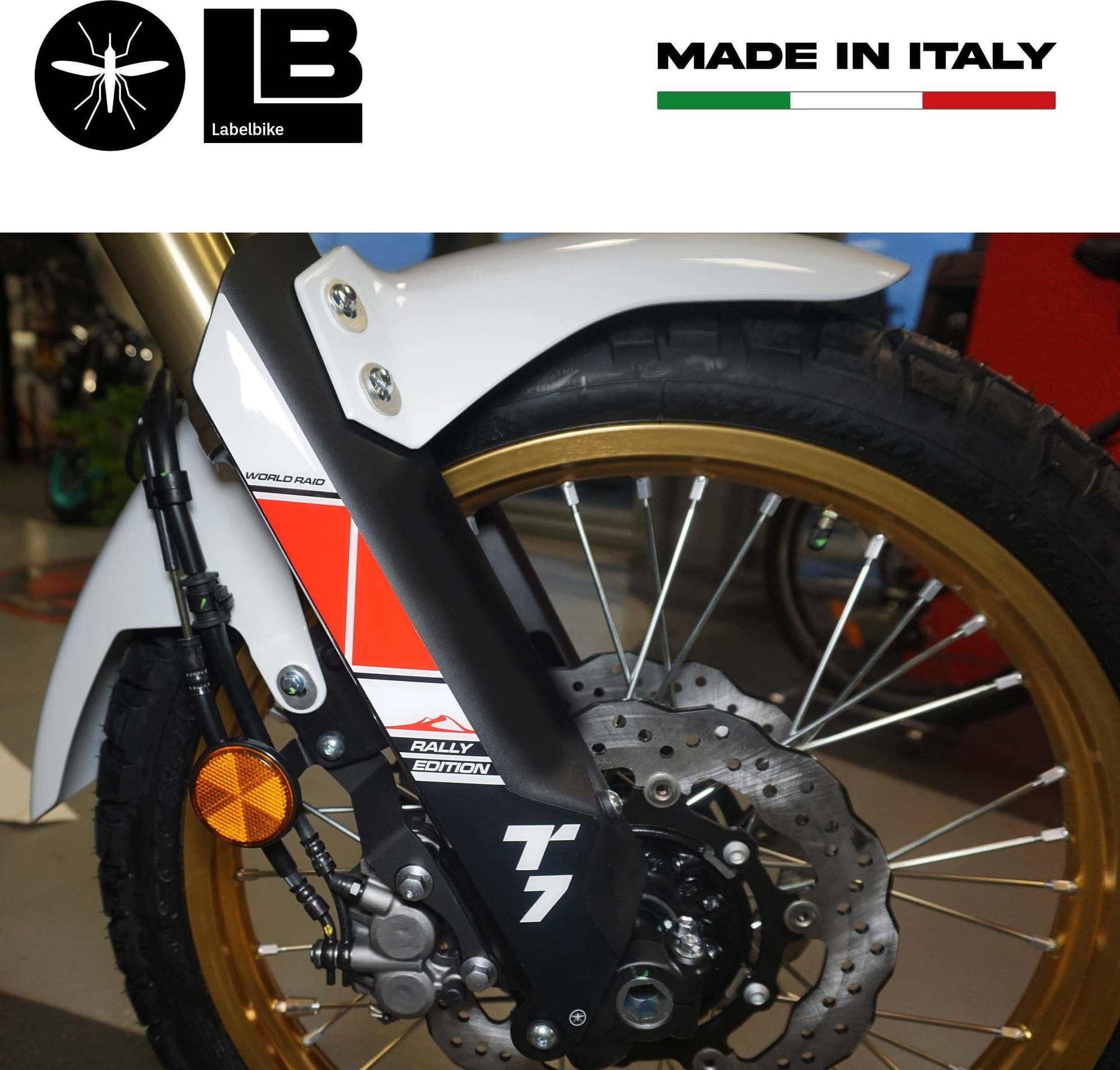 Adesivi 3D Protezioni Parasteli compatibili con Yamaha Tenere 700 Rally Edition 2022 in Decalcomanie adesivi e magneti LabelBike - Bibbiano, commercioVirtuoso.it