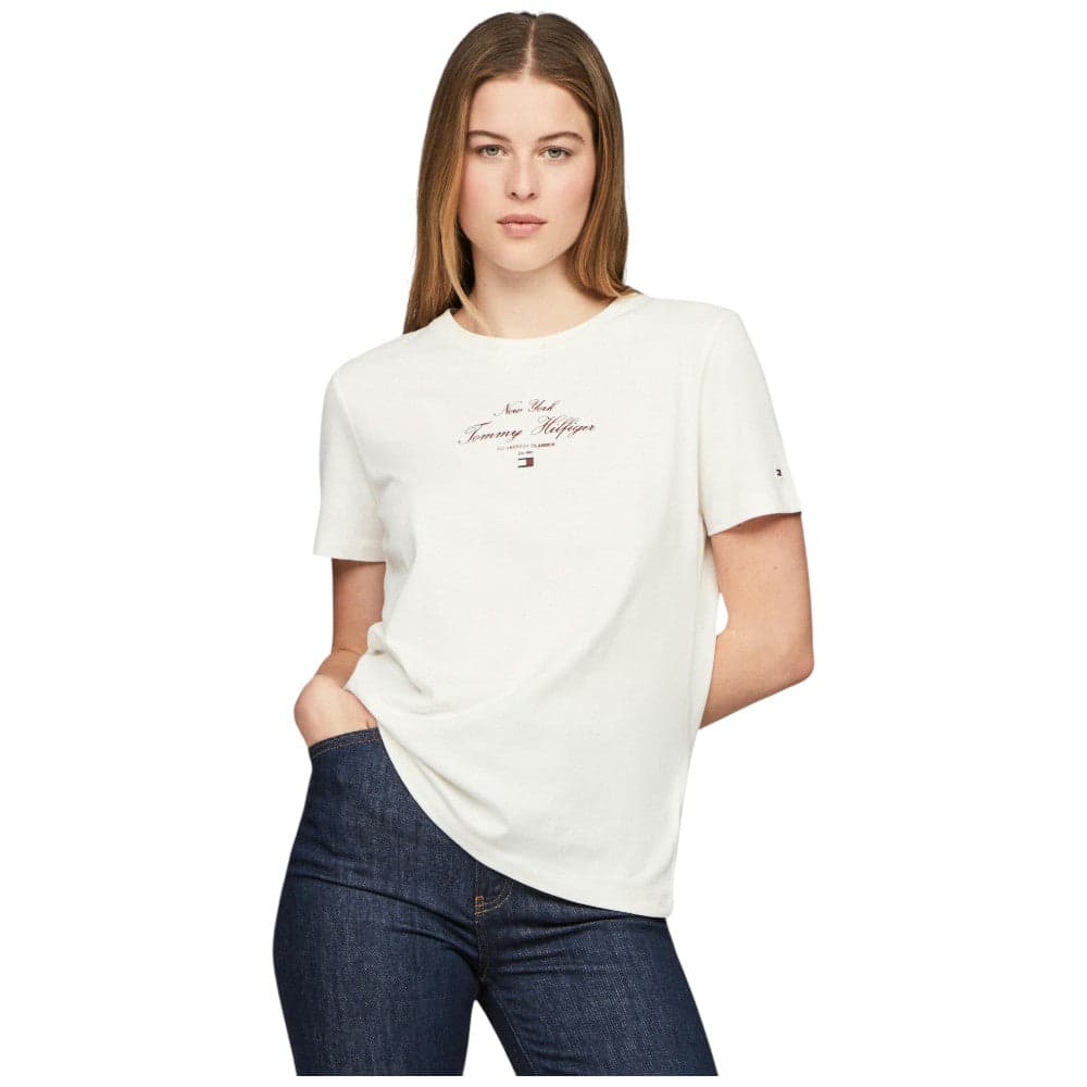Tommy Hilfiger t-shirt beige WW0WW43895Z00