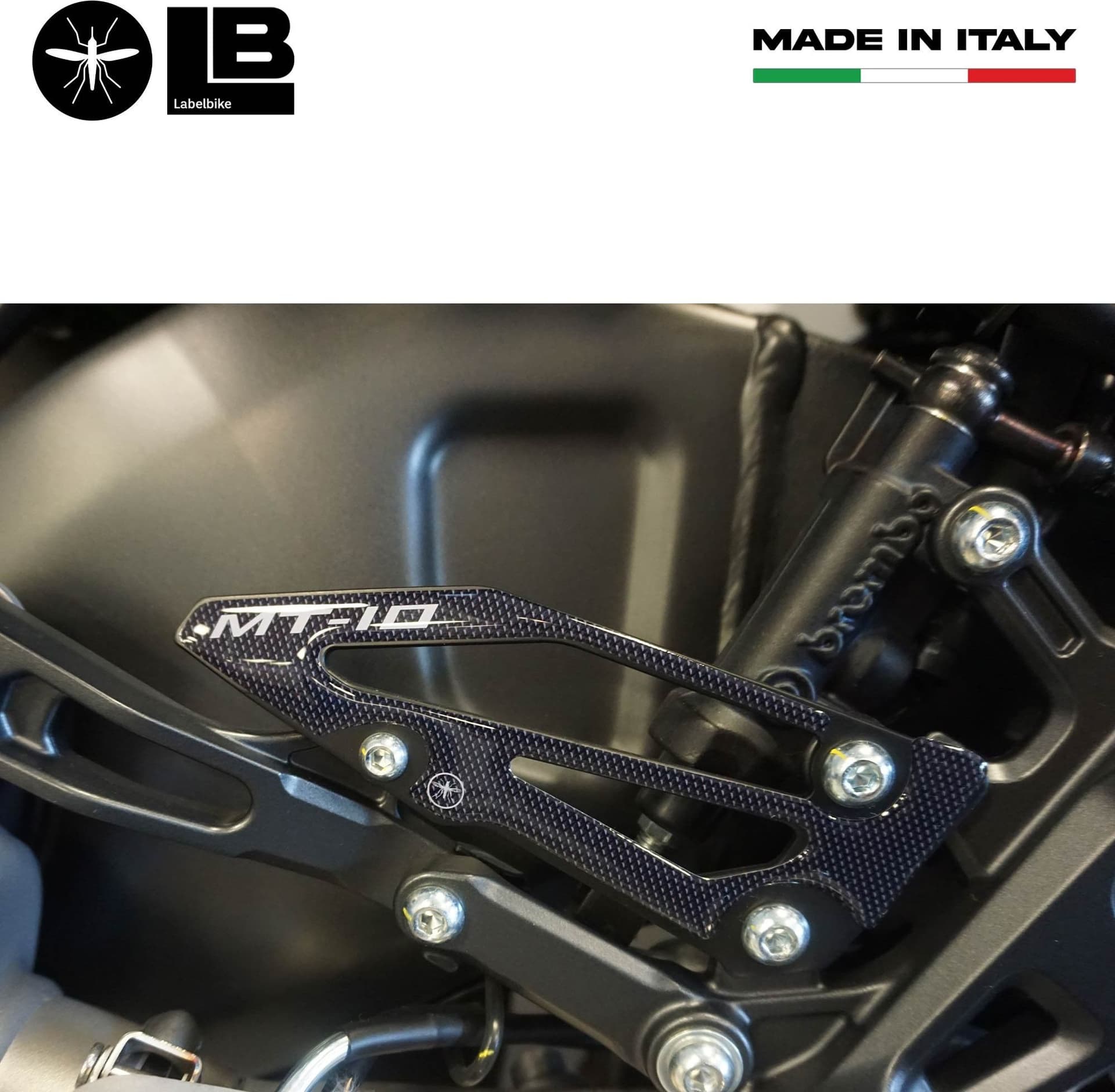 Adesivi 3D Protezioni pedane moto Battitacco compatibili con Yamaha MT-10 SP in Decalcomanie adesivi e magneti LabelBike - Bibbiano, commercioVirtuoso.it