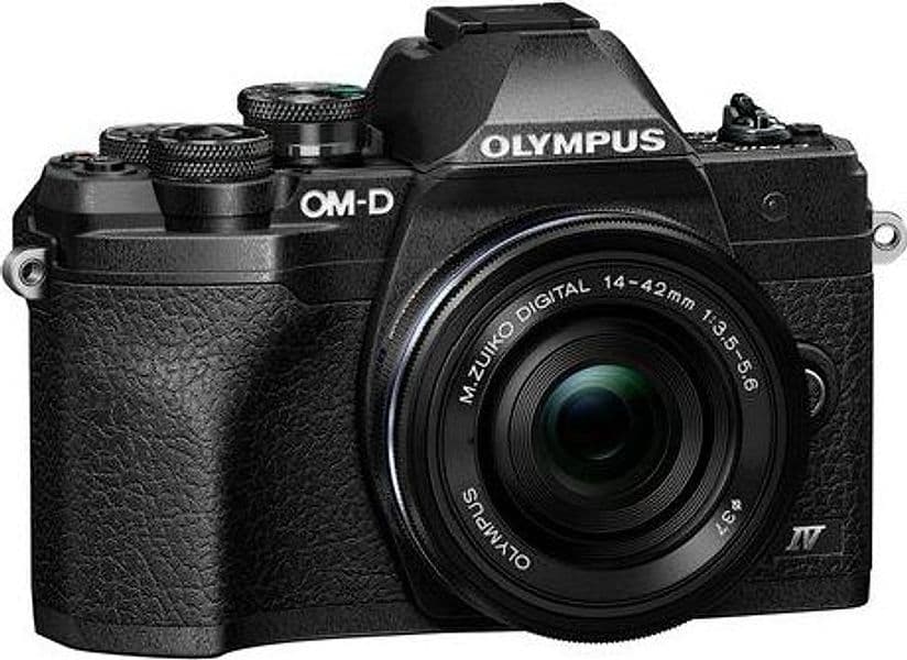 Fotocamera mirrorless 20mpx e m10 mark iv kit ed 14 42mm f3.5 5.6 ez black v207132be000