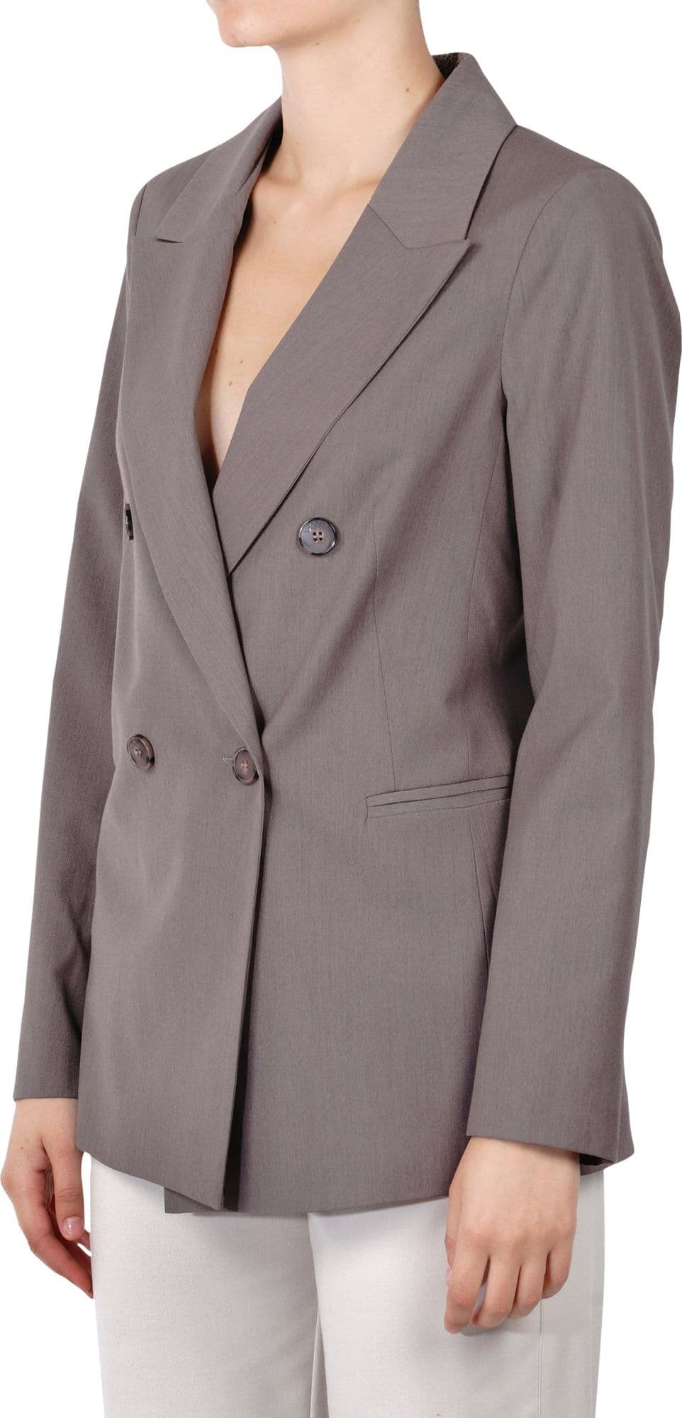 SO ALLURE So Allure - Giacca - 460563 - Tortora da donna in Giacche Drestige - Casamassima, commercioVirtuoso.it