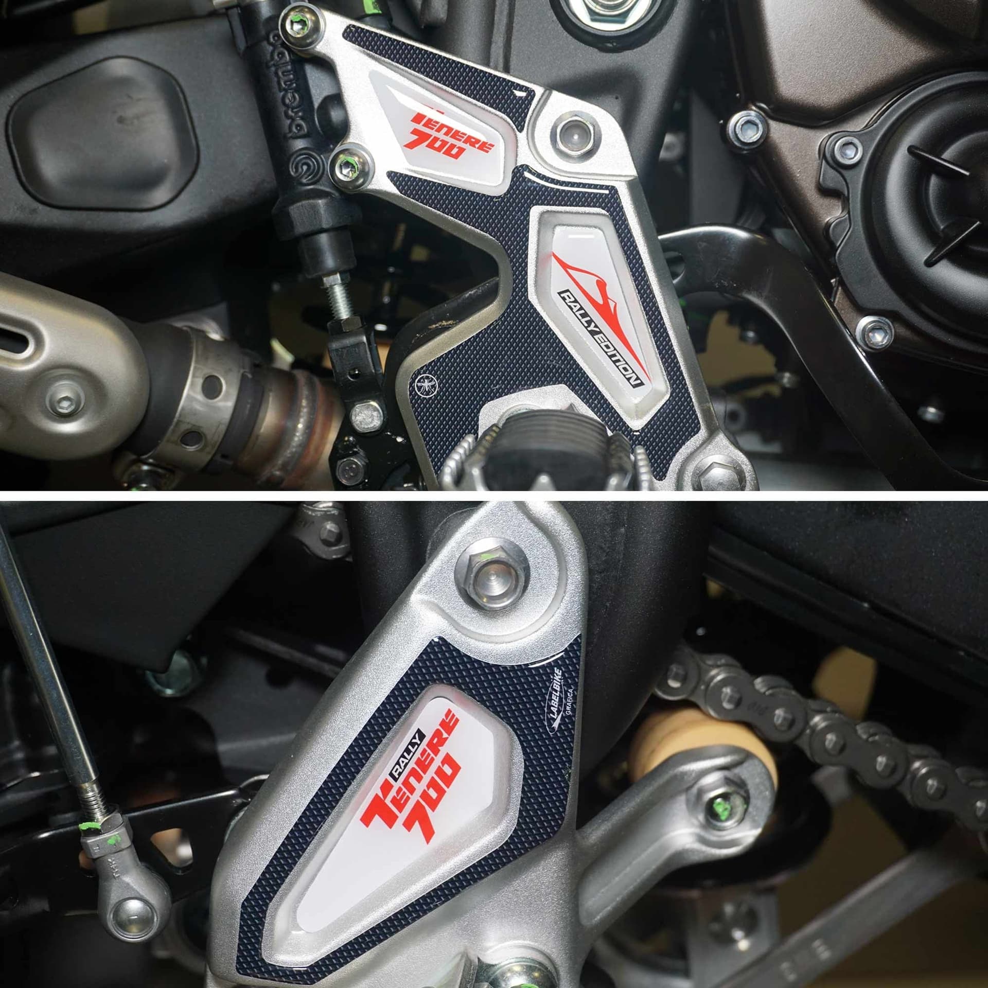 Adesivi 3D Protezioni Battitacco compatibili con Yamaha Tenere 700 Rally Edition 2022 in Decalcomanie adesivi e magneti LabelBike - Bibbiano, commercioVirtuoso.it