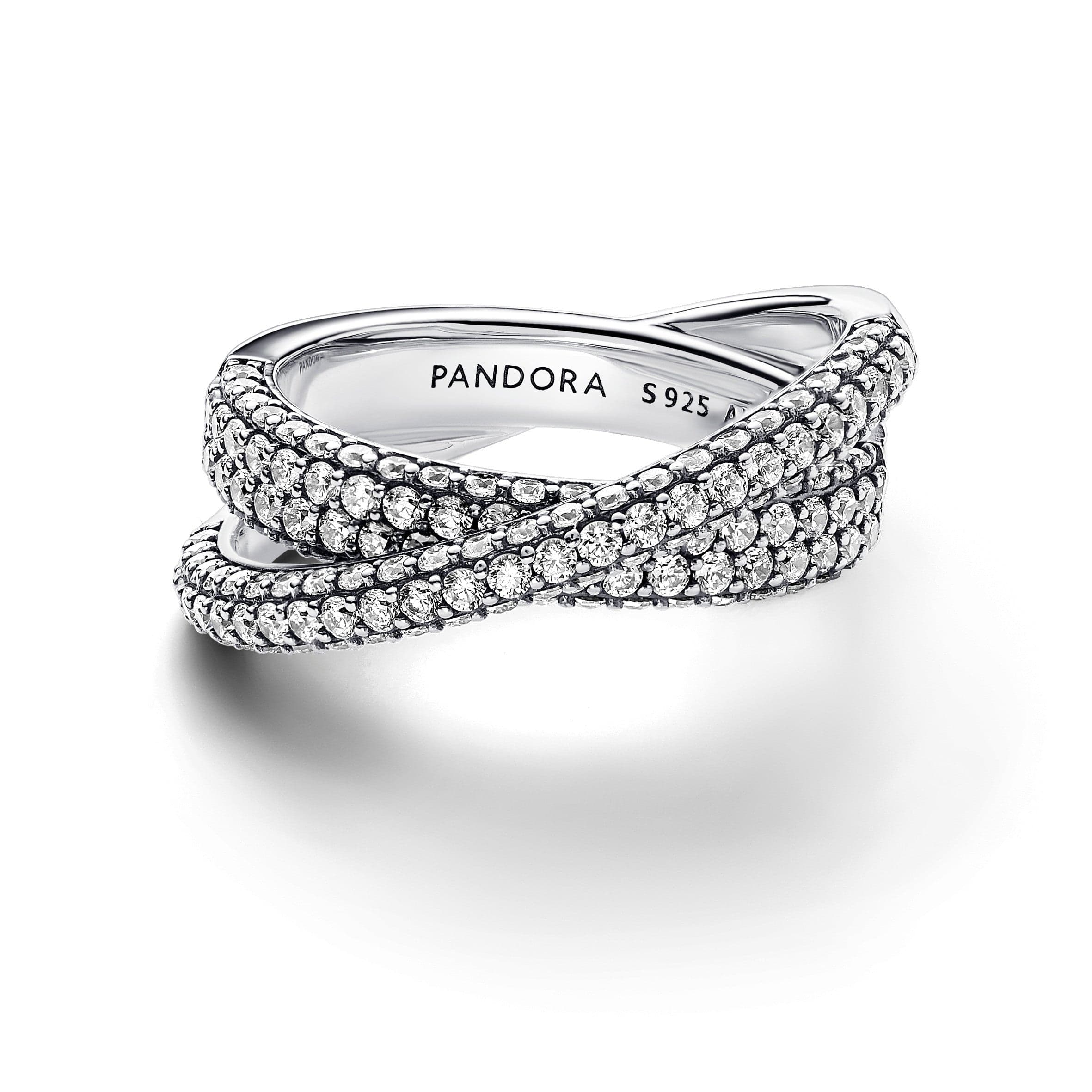 Pandora -Anello Pavè Fascia Intrecciata in Anelli Alba Gioielli - Casoria, commercioVirtuoso.it