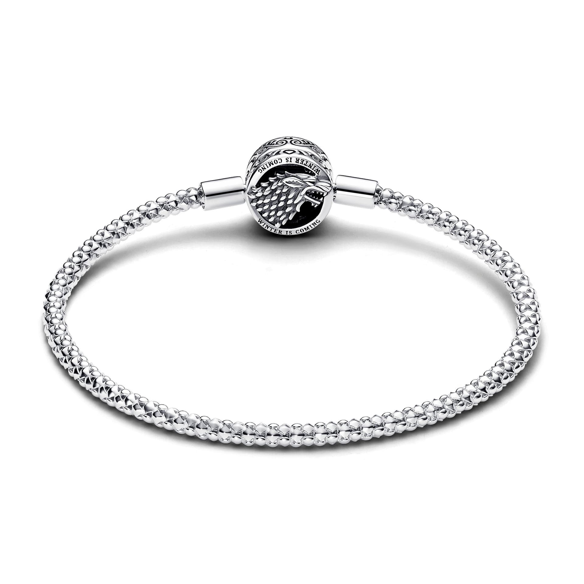 Pandora - Bracciale ,Il Trono di Spade, Maglia Geometrica con Chiusura Stemma Casata in Bracciali Alba Gioielli - Casoria, commercioVirtuoso.it