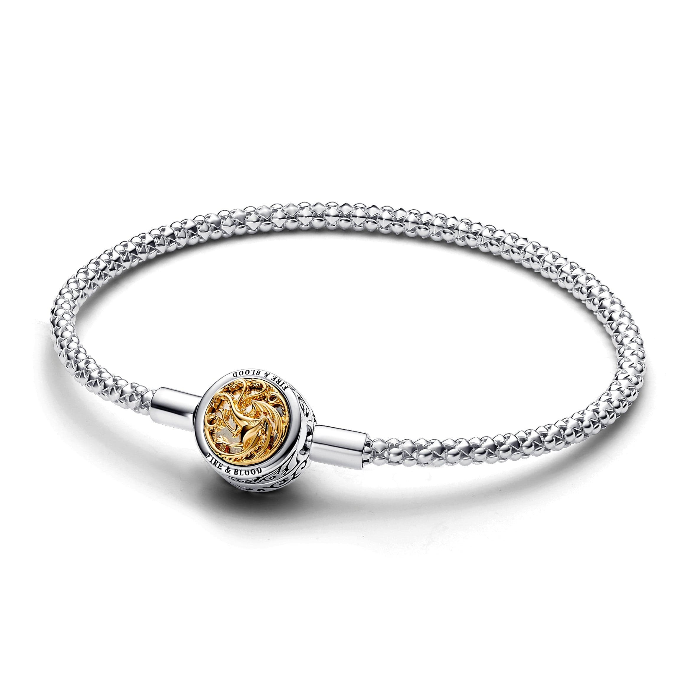 Pandora - Bracciale ,Il Trono di Spade, Maglia Geometrica con Chiusura Stemma Casata in Bracciali Alba Gioielli - Casoria, commercioVirtuoso.it