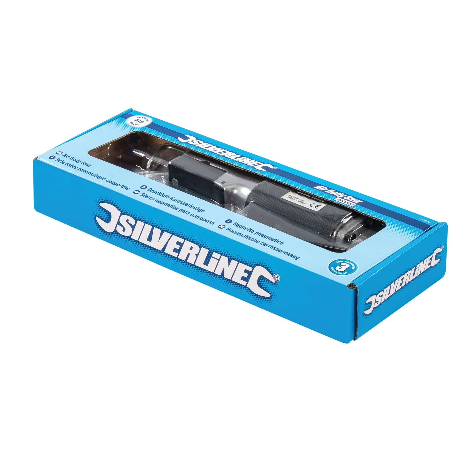 Sega Pneumatica Silverline 240mm con lama regolabile ad aria Silverline