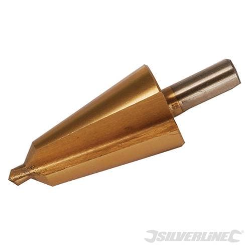 Fresa conica rivestita di titanio HSS per fori leghe materie plastiche offerta silverline - 4