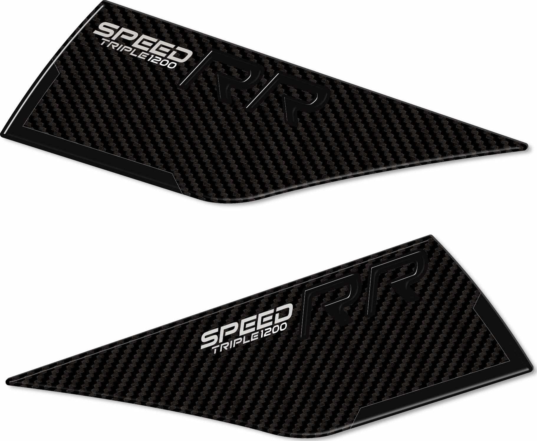 Adesivi 3D Serbatoio Laterali compatibili con Triumph Speed Triple 1200 RR in Decalcomanie adesivi e magneti LabelBike - Bibbiano, commercioVirtuoso.it